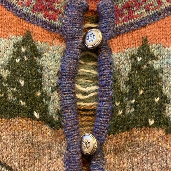 Icelandic Wool Sweater XL Woodland - Picture 5 of 8